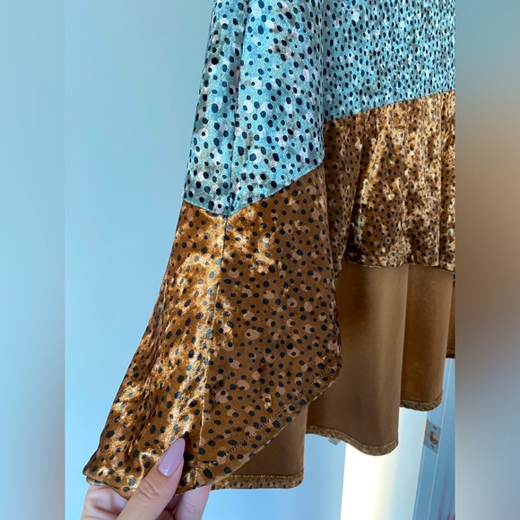 NWT Porridge by Anthropologie High Low Two Toned Skiry - Picture 4 of 10